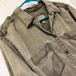 Express boyfriend fit soft denim top